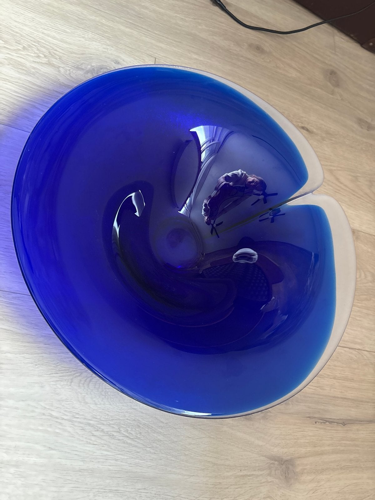 Decoratie schaal Mats Jonasson Målerås Blue Magic Bowl 37 cm, Ophalen of Verzenden