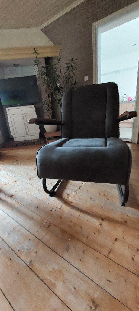 Fautieul, Huis en Inrichting, Fauteuils, Ophalen, Stof, 75 tot 100 cm, Zo goed als nieuw