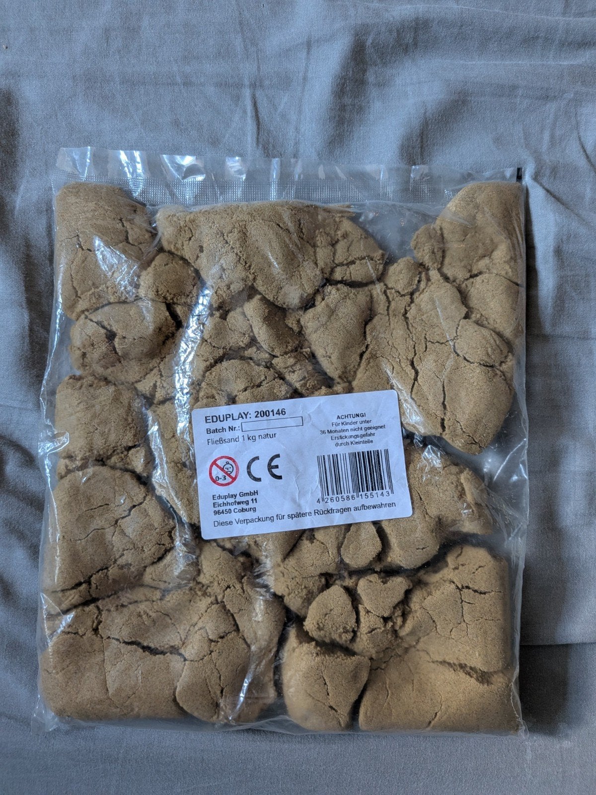 Eduplay Kinetisch Zand 1 kg - Nieuw in Verpakking, Ophalen of Verzenden, Nieuw, Bouwen