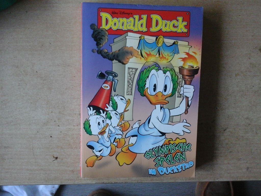donald duck pocket-olympische spelen in duckstad, Eén stripboek, Ophalen of Verzenden, Zo goed als nieuw