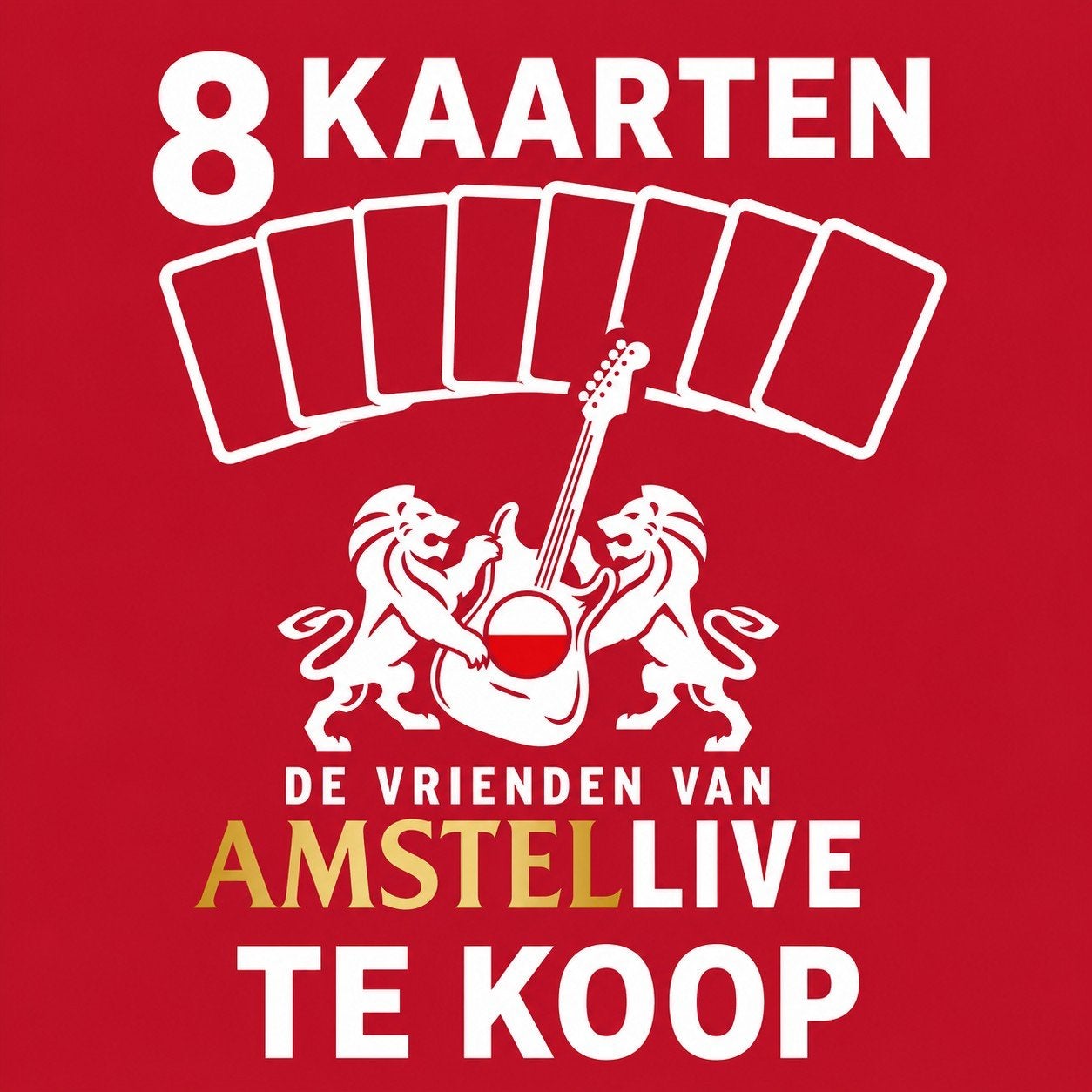 Vrienden van Amstel live, Drie personen of meer