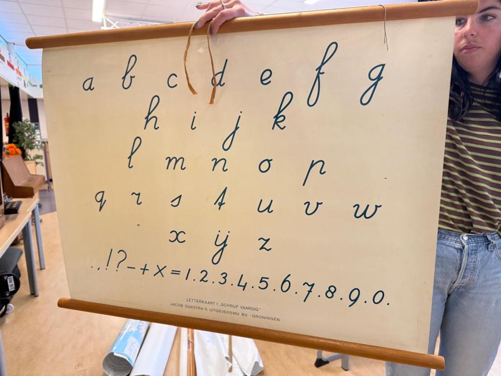 Vintage Letterkaart Schrijf Vaardig - Jacob Dijkstra, Ophalen, Overige thema's