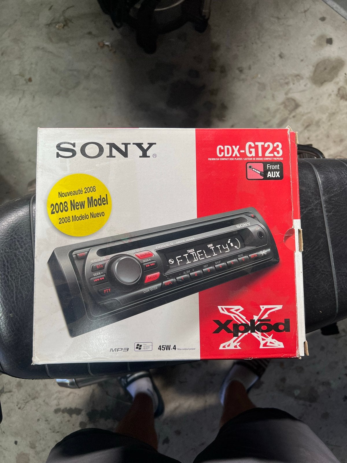 Sony CDX-GT23 Autoradio met CD/MP3 en Front AUX, Ophalen, Nieuw