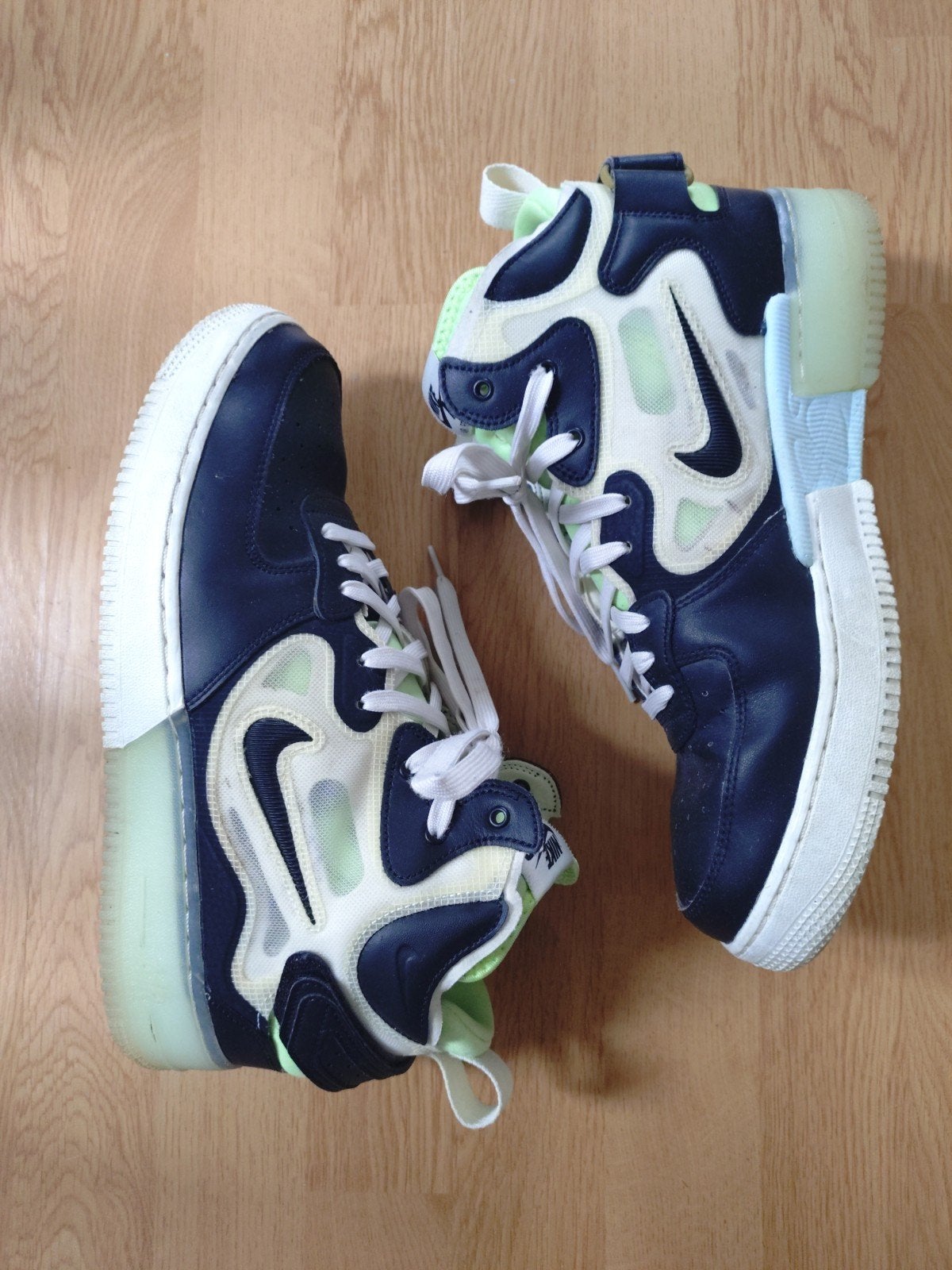 Nike Air Force 1 Experimental - Maat 45, Blauw, Nike, Ophalen of Verzenden, Sneakers of Gympen