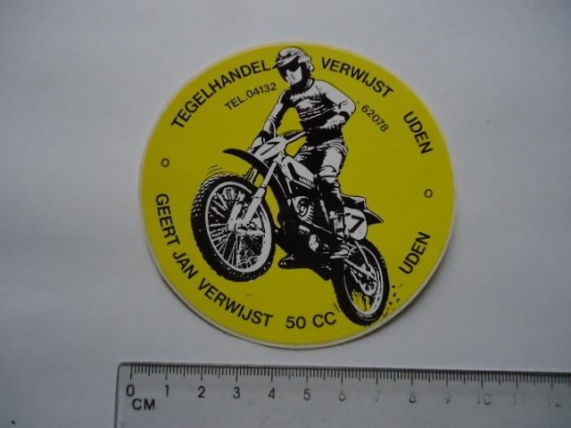 sticker oud KREIDLER Motorcross VERWIJST Uden cross, Verzenden, Zo goed als nieuw, Bedrijf of Vereniging
