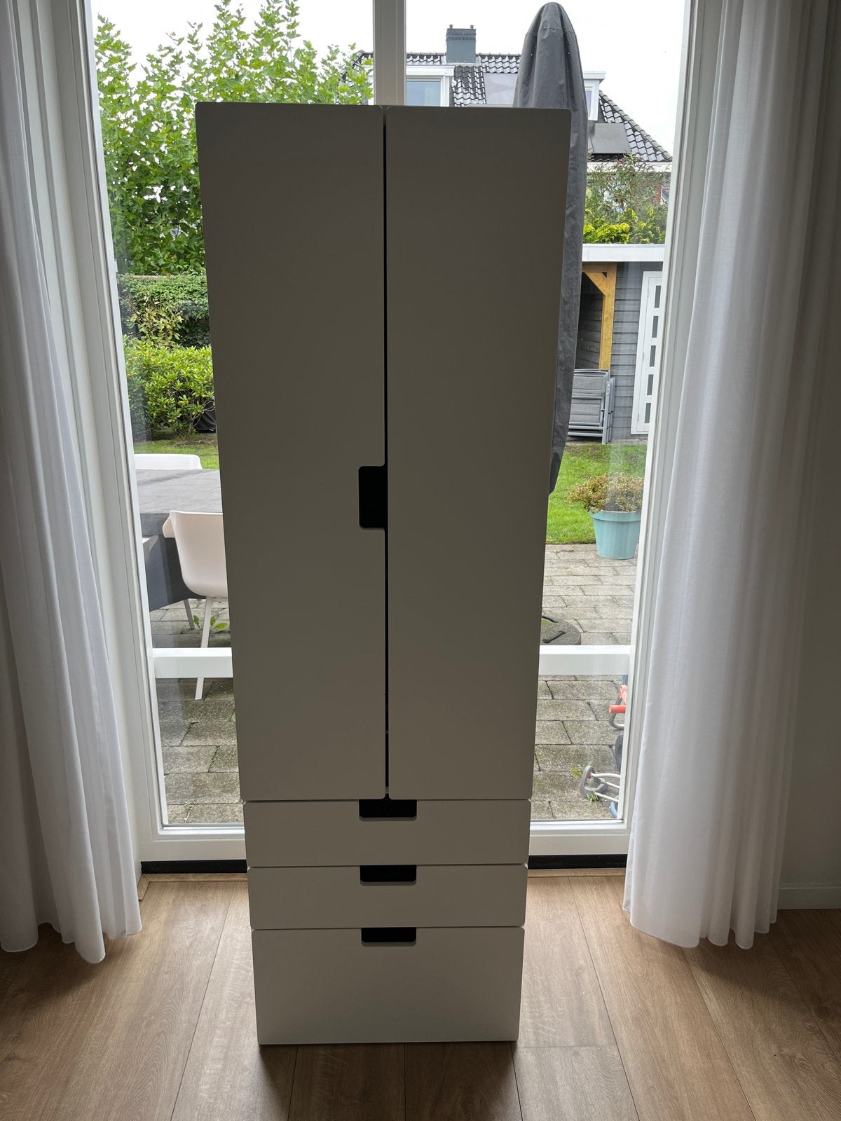 IKEA SMÅSTAD kledingkast – wit – 60x57x181 cm, Ophalen, 200 cm of meer, 50 tot 100 cm, Zo goed als nieuw