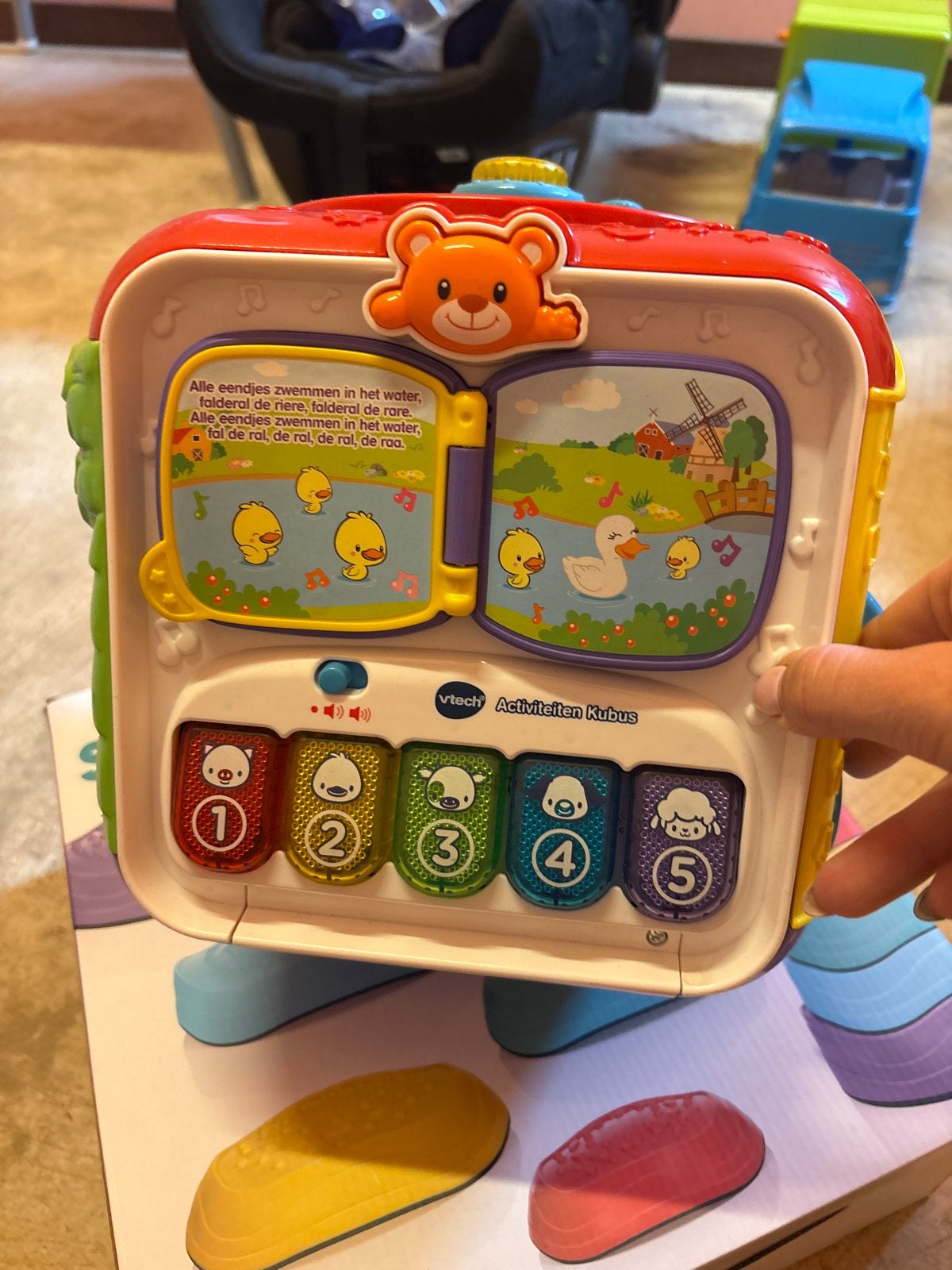 VTech Activiteiten Kubus - Interactief Speelgoed, Kinderen en Baby's, Speelgoed | Vtech, Ophalen, Zo goed als nieuw, 6 maanden tot 2 jaar