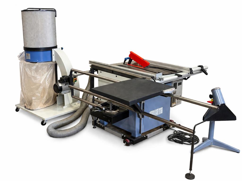 Verrijdbare Zaagtafel met afzuiging, Doe-het-zelf en Verbouw, Gereedschap | Zaagmachines, Ophalen, Cirkelzaag, 70 mm of meer, Zo goed als nieuw