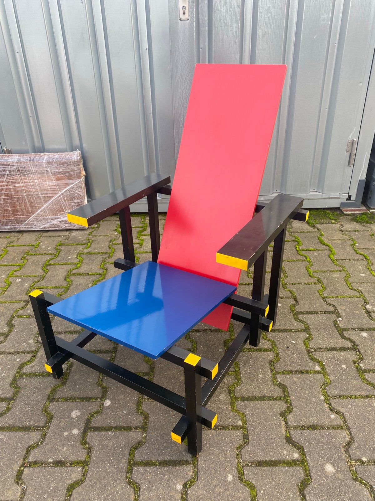 Replica Rietveld stoel, Ophalen, Gebruikt, Overige kleuren, Rietveld