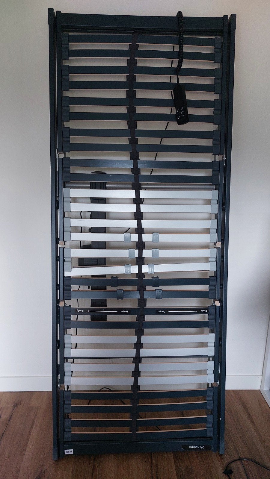 Elektrische lattenbodem 80x200 cm, Huis en Inrichting, Slaapkamer | Matrassen en Bedbodems, Ophalen, Gebruikt, Eenpersoons, 80 cm