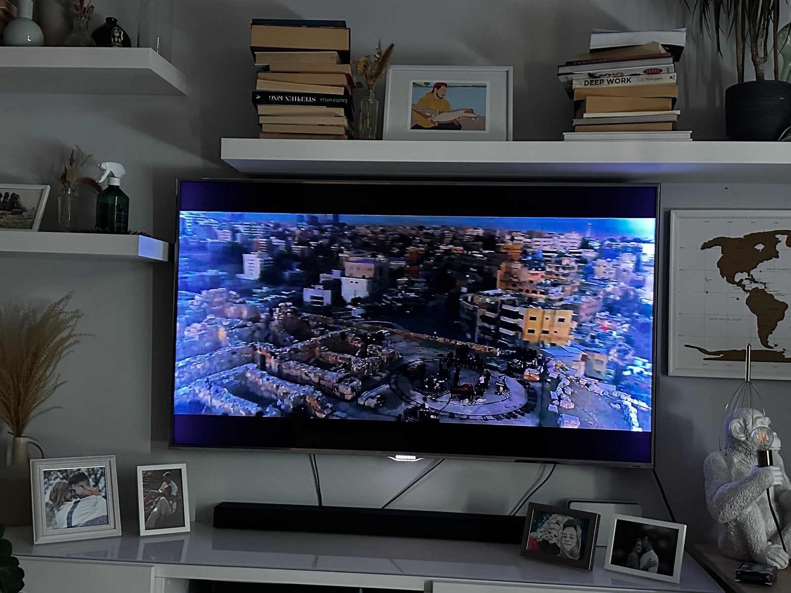 Samsung TV - Geluid defect, inclusief muurbeugel en Chromeca, Ophalen of Verzenden, 100 Hz, Samsung, 40 tot 60 cm