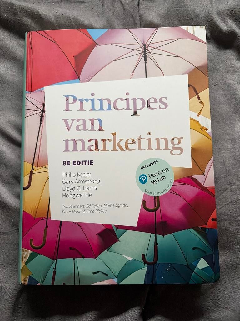 Principes van marketing 8e editie - Kotler, Armstrong, Verzenden, Zo goed als nieuw, Economie en Marketing