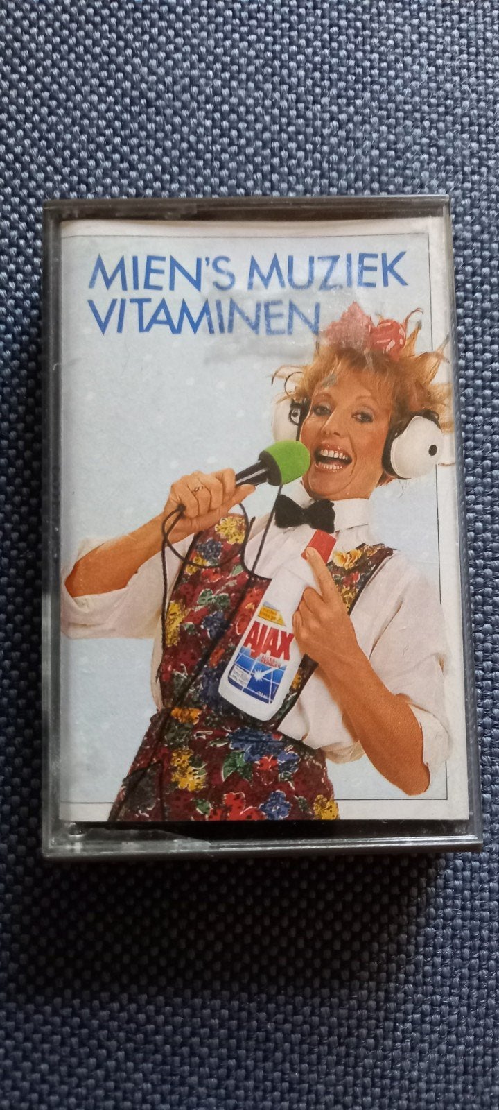Mien's Muziekvitaminen - Ajax reclame cassette Carry Tefsen, Gebruikt, 1 bandje, Ophalen of Verzenden, Voorbespeeld