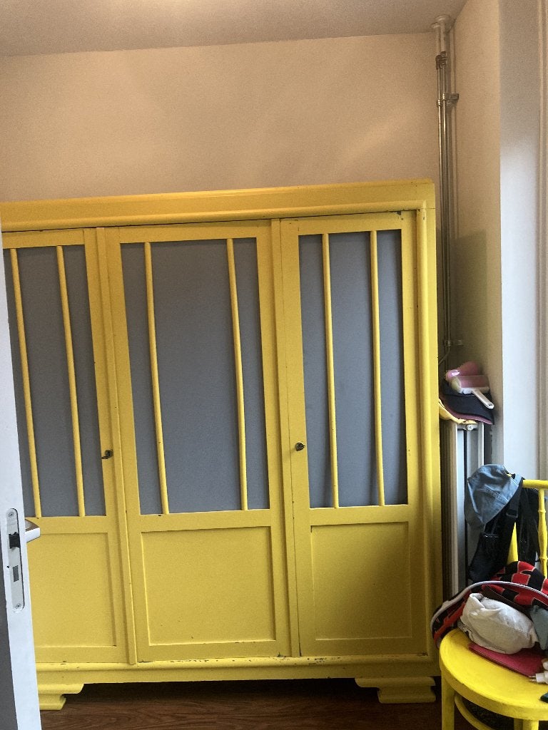 Mooie GRATIS vintage kast (moet snel weg), Ophalen, Gebruikt, 100 tot 150 cm, 150 tot 200 cm