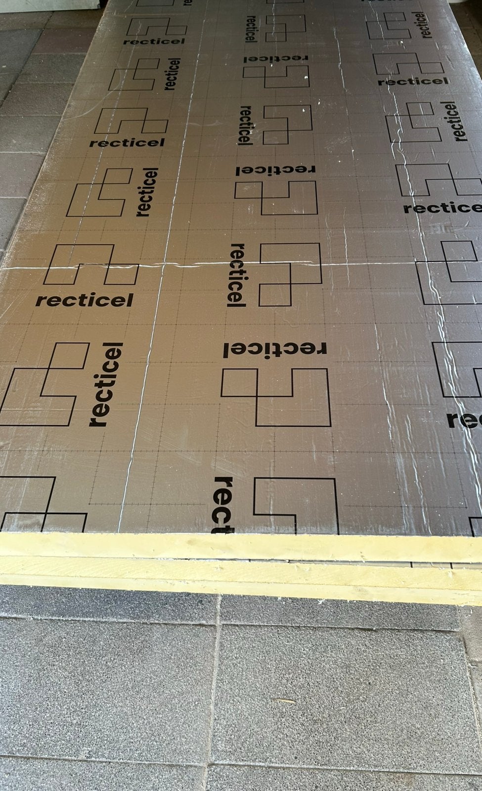 3x Recticel isolatieplaten 120 x 240 dikte 10 cm, Ophalen, Dakisolatie, Nieuw, 5 tot 10 m²
