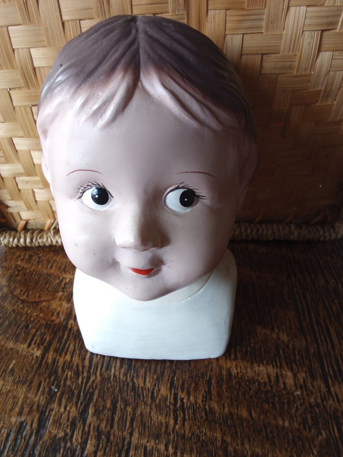 Vintage Kinderhoofd Mannequin - Decoratief en Uniek, Verzamelen, Ophalen, Gebruikt