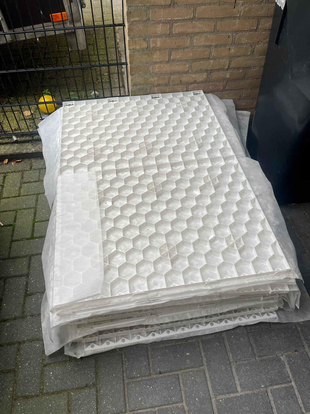Grindmatten wit 15 stuks 80x120cm, Tuin en Terras, Ophalen, Nieuw, Wit