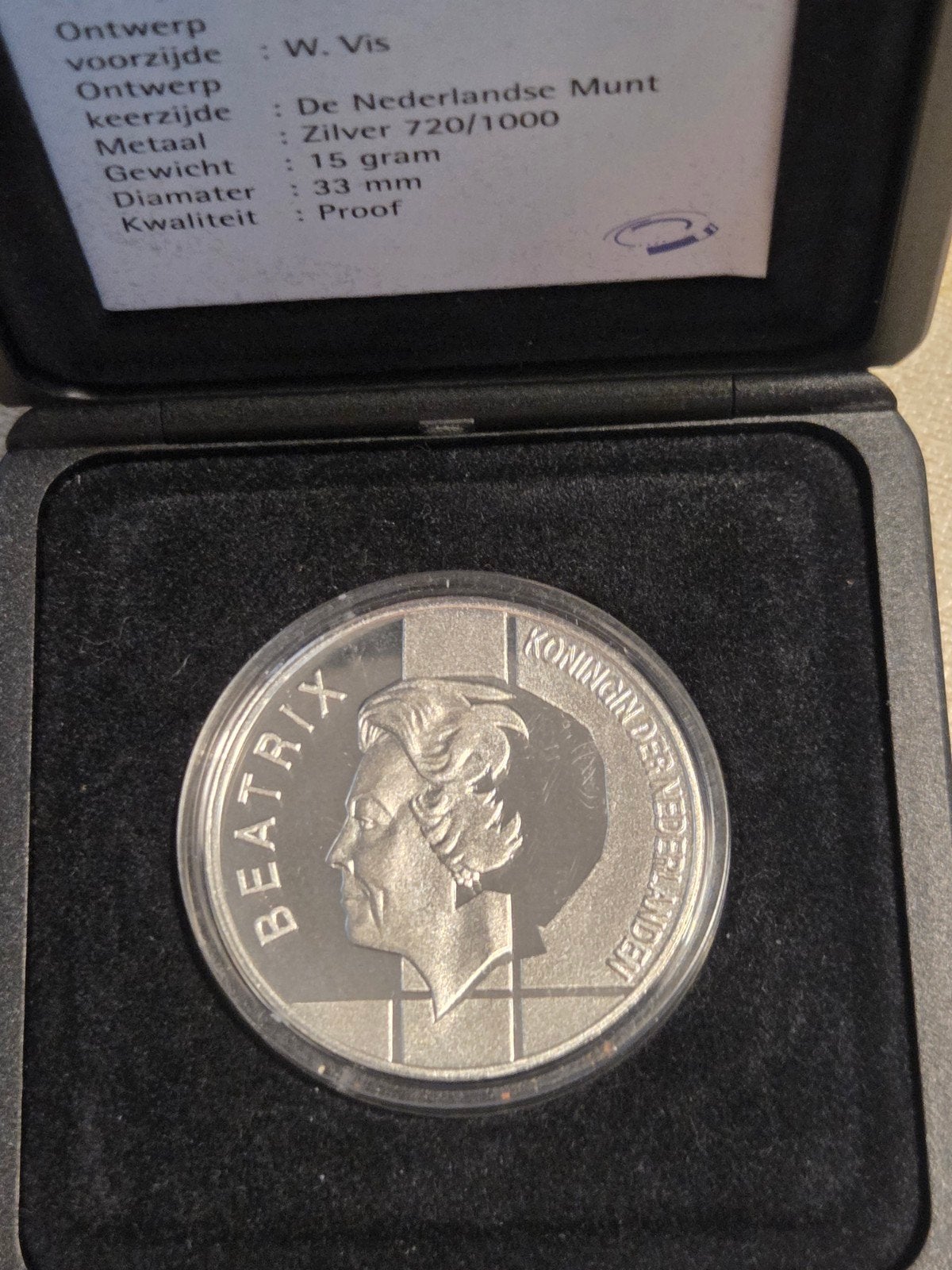 10 Gulden Munt 1994 - 50 Jaar Benelux Zilver Proof, Postzegels en Munten, Ophalen of Verzenden