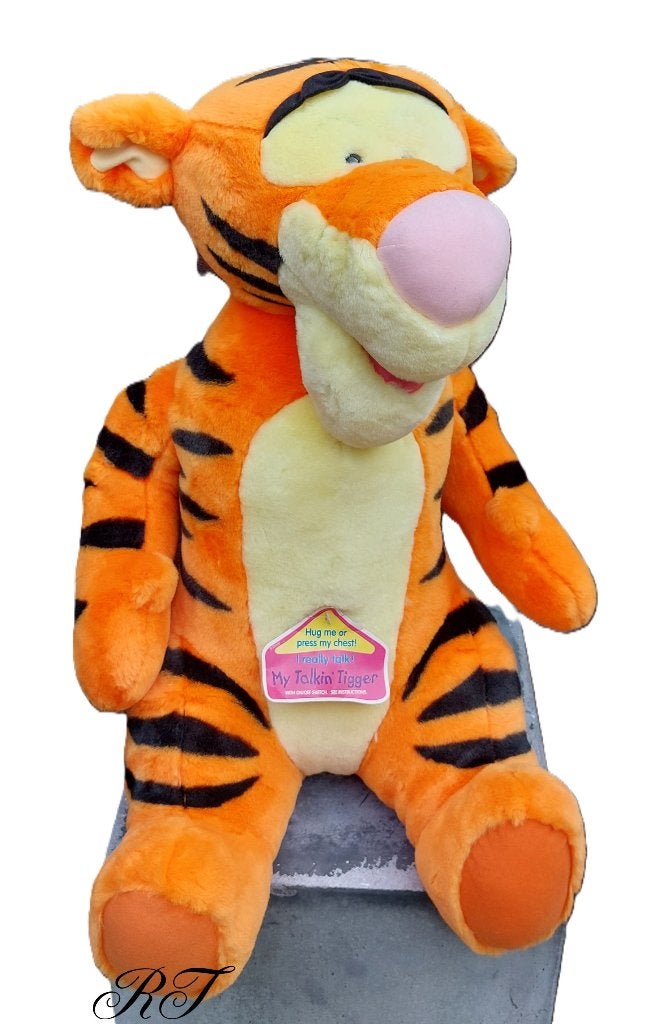 Zeer mooie sprekende’ Disney Tijgertje knuffel., Disney, Disney, Met geluid, Ophalen of Verzenden