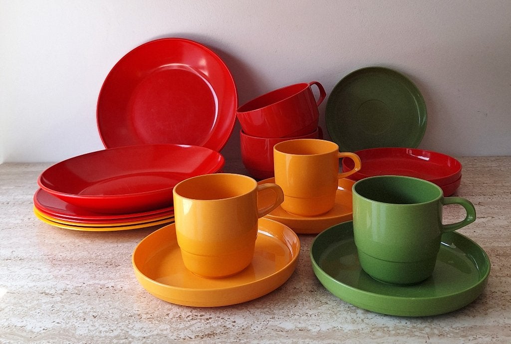 Vintage Mepal Copenhagen servies onderdelen, Kunststof, Gebruikt, Ophalen of Verzenden, Overige stijlen