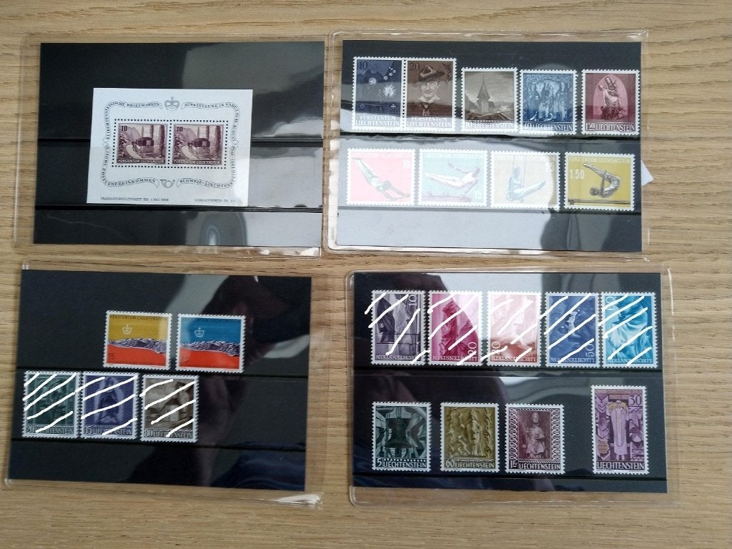 postzegel liechtenstein div. uit periode 1946-1959 postfris, Postzegels en Munten, Verzenden, Postfris