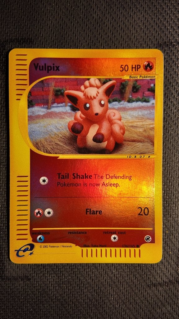Vulpix 136 Expedition Base Set | Pokemon kaart, Ophalen, Gebruikt, Losse kaart, Foil