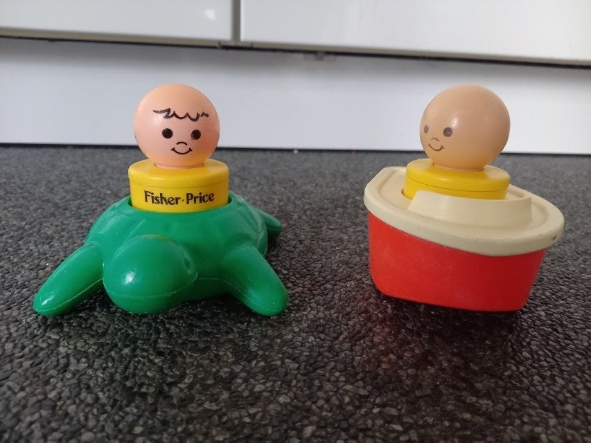 * Vintage Fisher Price Jumbo Floating Family 411 *, Ophalen of Verzenden, Gebruikt