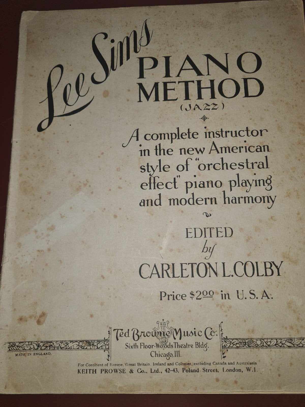 Piano Method Jazz, Gebruikt, Ophalen of Verzenden, Thema, Jazz