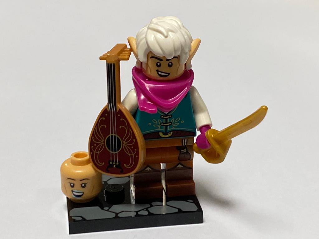 Lego Dungeons & Dragons Minifiguur coldnd-9 Elf Bard, Nieuw, Ophalen of Verzenden, Minifiguren serie, Minifiguur