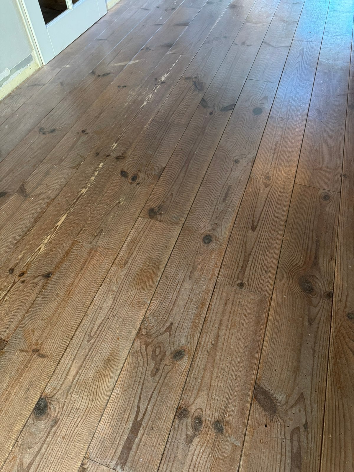 40m2 grenenhouten vloerdelen, Ophalen, Vloerdelen of -planken, Zo goed als nieuw, 10 m² of meer