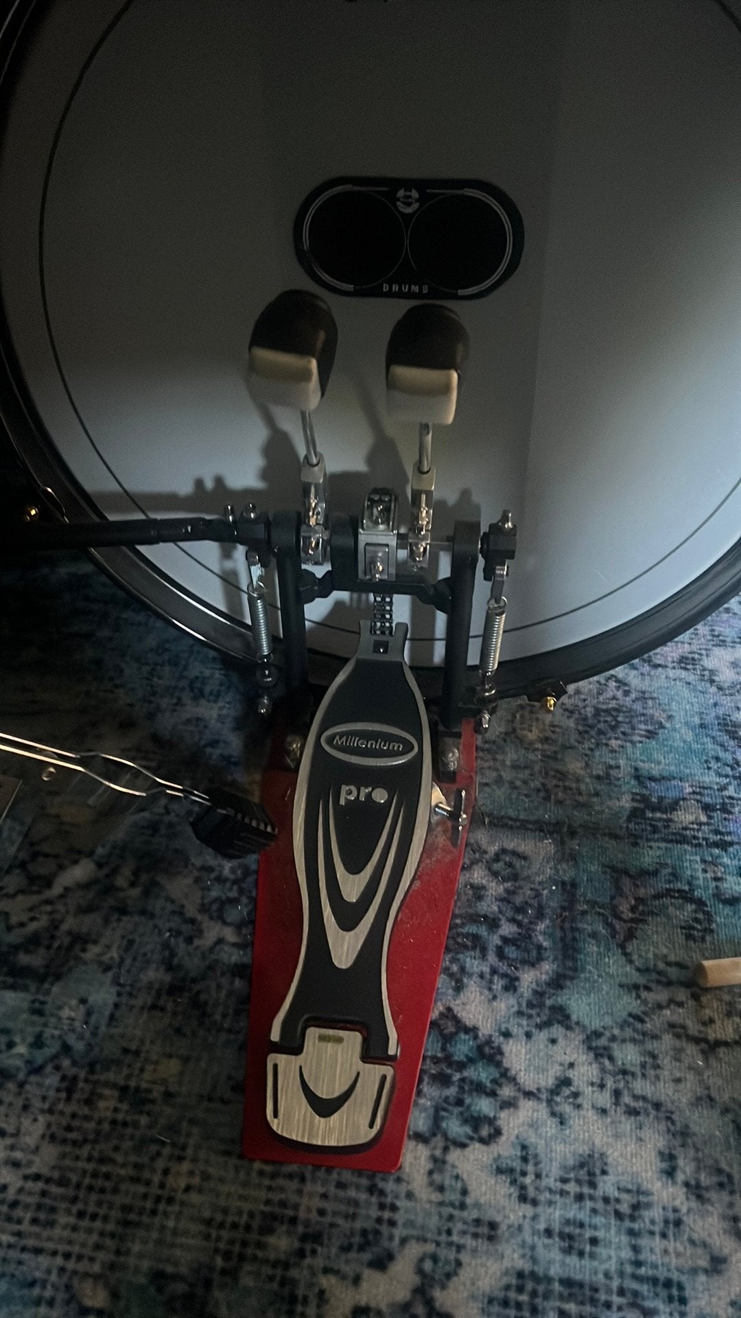 Millenium dubbelbass pedaal, Muziek en Instrumenten, Ophalen, Gebruikt