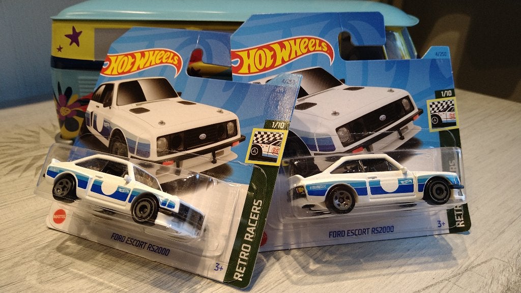 Hot Wheels Ford Escort RS2000 Retro Racers White, Ophalen of Verzenden, Nieuw, Auto