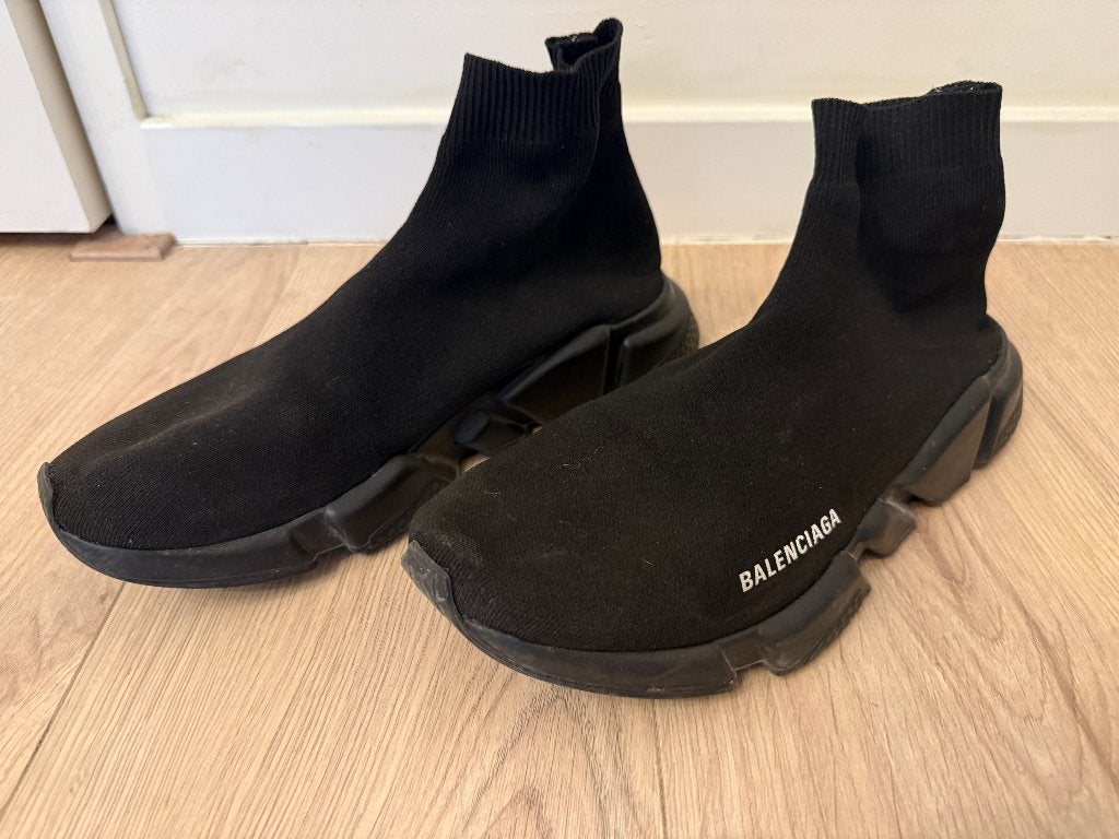 Original Balenciaga Speed ​​​​Trainer with logo, size 42, Kleding | Heren, Schoenen, Zwart, Ophalen of Verzenden, Sneakers of Gympen