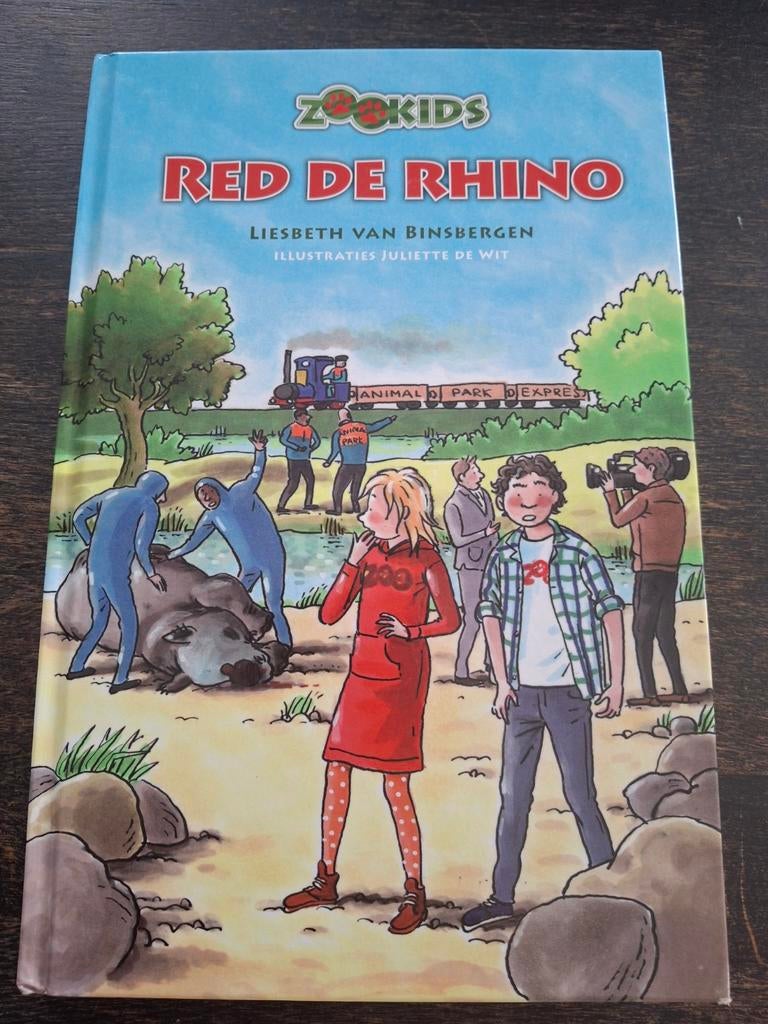 Liesbeth van Binsbergen - Red de rhino, Boeken, Ophalen of Verzenden, Zo goed als nieuw, Liesbeth van Binsbergen