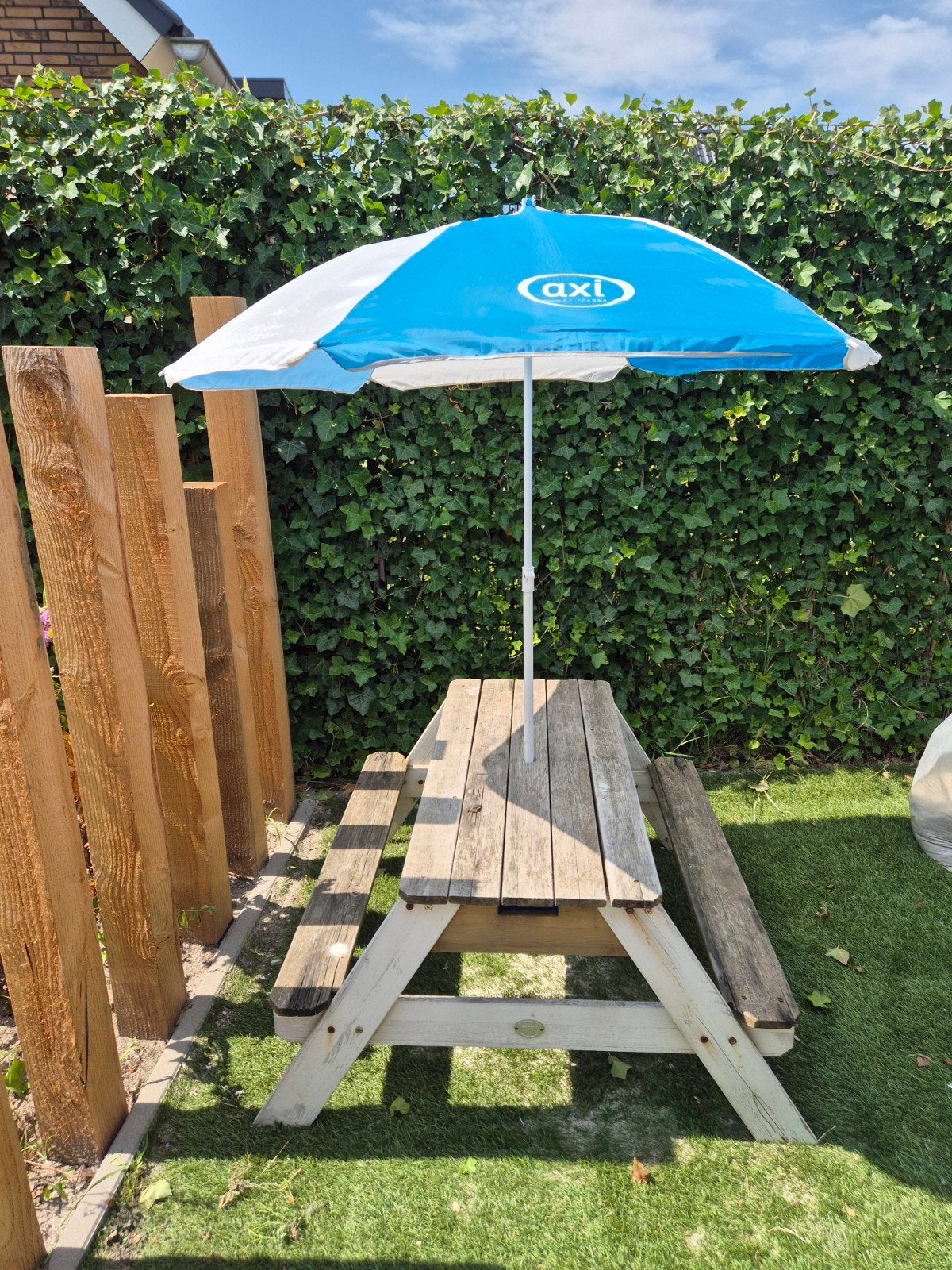 Axi kinder Zand- en Watertafel / Picknicktafel 2-in-1, Tuin en Terras, Picknicktafels, Ophalen of Verzenden, Rechthoekig, Hout