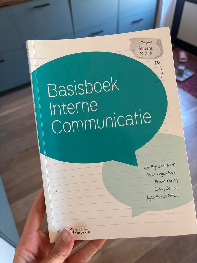 Basisboek Interne Communicatie - 8e druk, Boeken, Studieboeken en Cursussen, Zo goed als nieuw, HBO, Gamma, Ophalen
