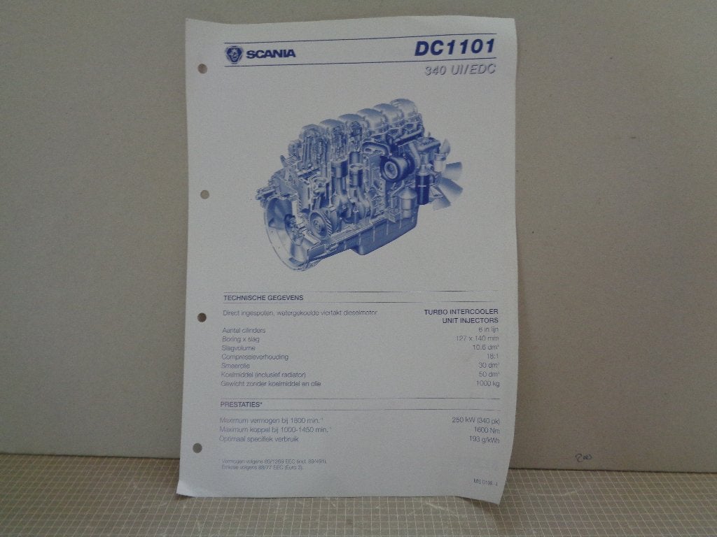 scania motor, Ophalen of Verzenden, Gelezen, Algemeen