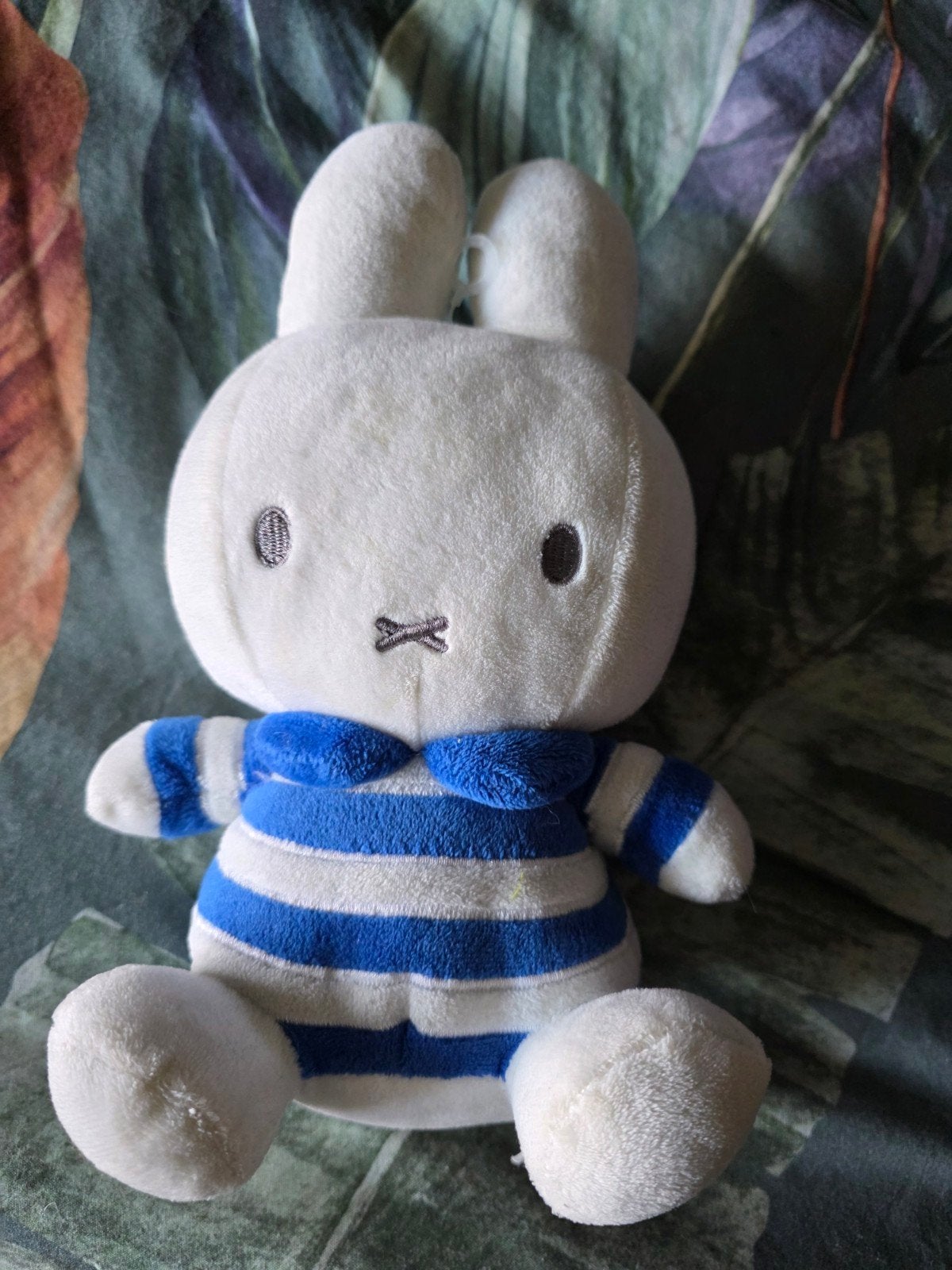 Nijntje knuffel blauw shirt, met rammelaar, Overige merken, Met geluid, Konijn, Nijntje