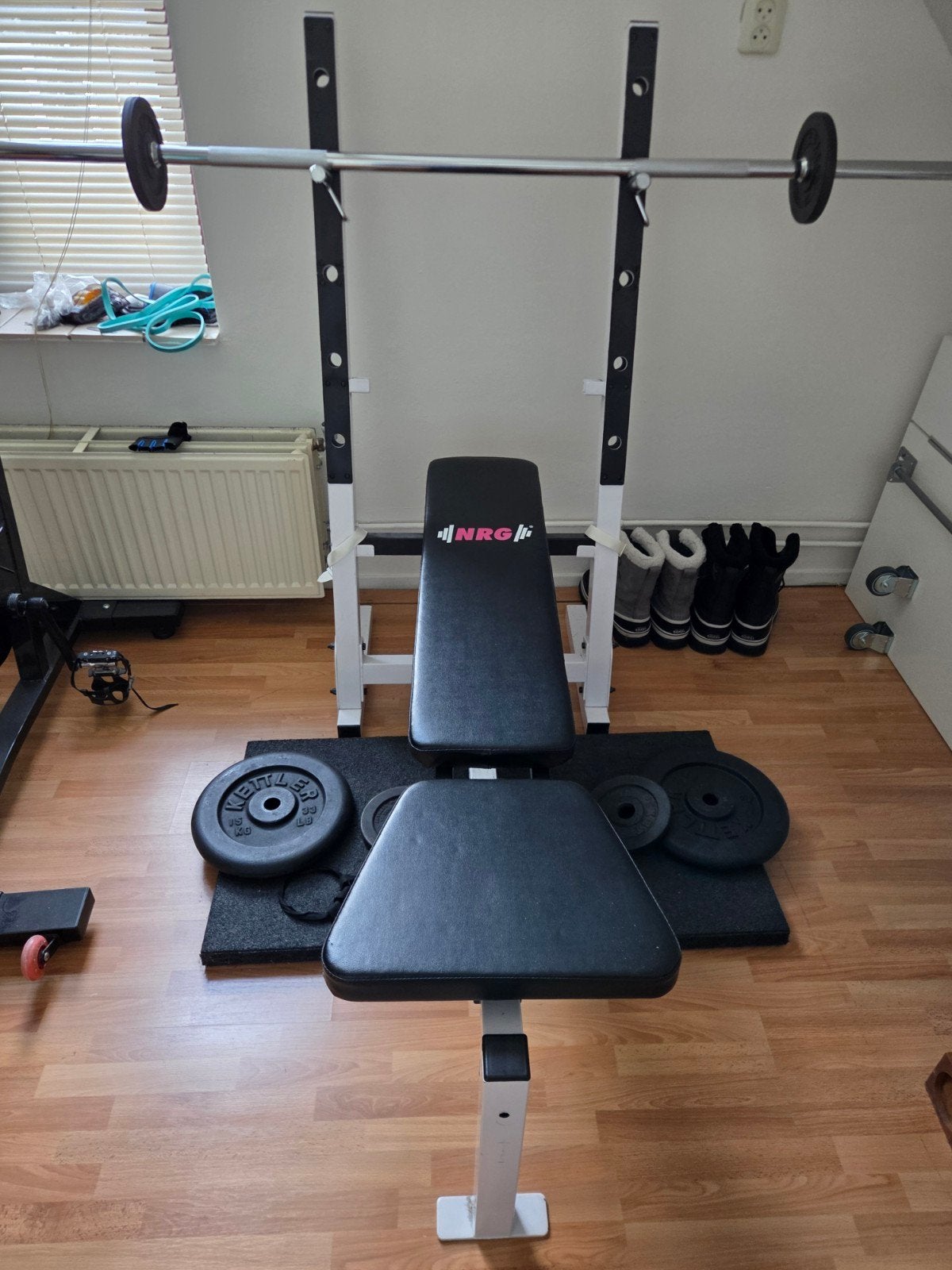 NRG halterbank, Ophalen, Gebruikt, Armen, Krachtstation