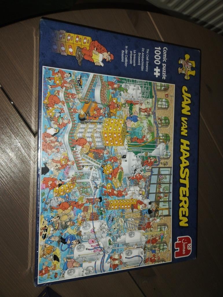 Jan van Haasteren puzzel de ambachtelijke brouwerij, Ophalen of Verzenden, 500 t/m 1500 stukjes, Nieuw