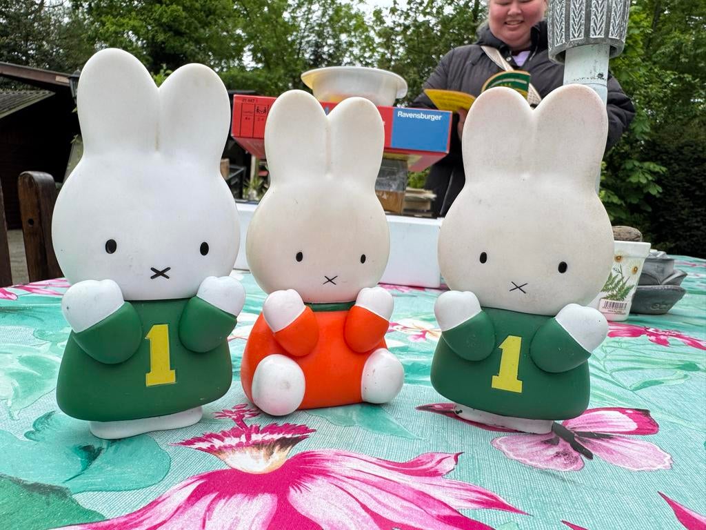 Set van 3 Nijntje speelfiguren - Vintage, Ophalen of Verzenden, Gebruikt, Overige typen
