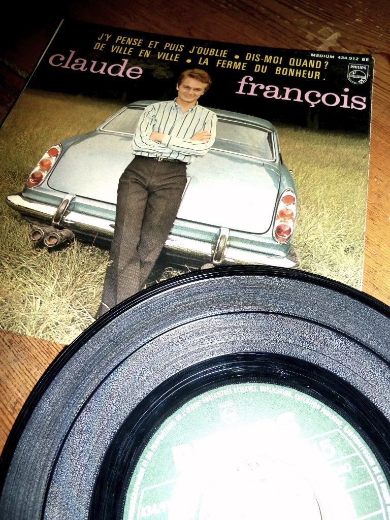 EP CLAUDE FRANCOIS j' y pense et puis j' oublie 1964, EP, Ophalen of Verzenden, EP