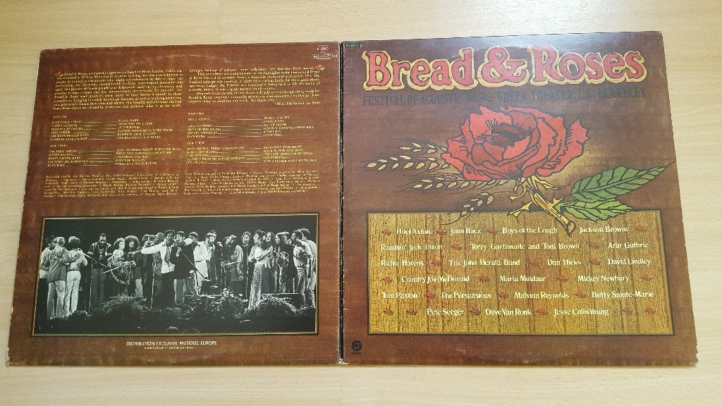 Bread & Roses Festival 2LP (Jackson Browne, David Lindley), Cd's en Dvd's, Vinyl | Pop, Pop, Ophalen of Verzenden, Zo goed als nieuw