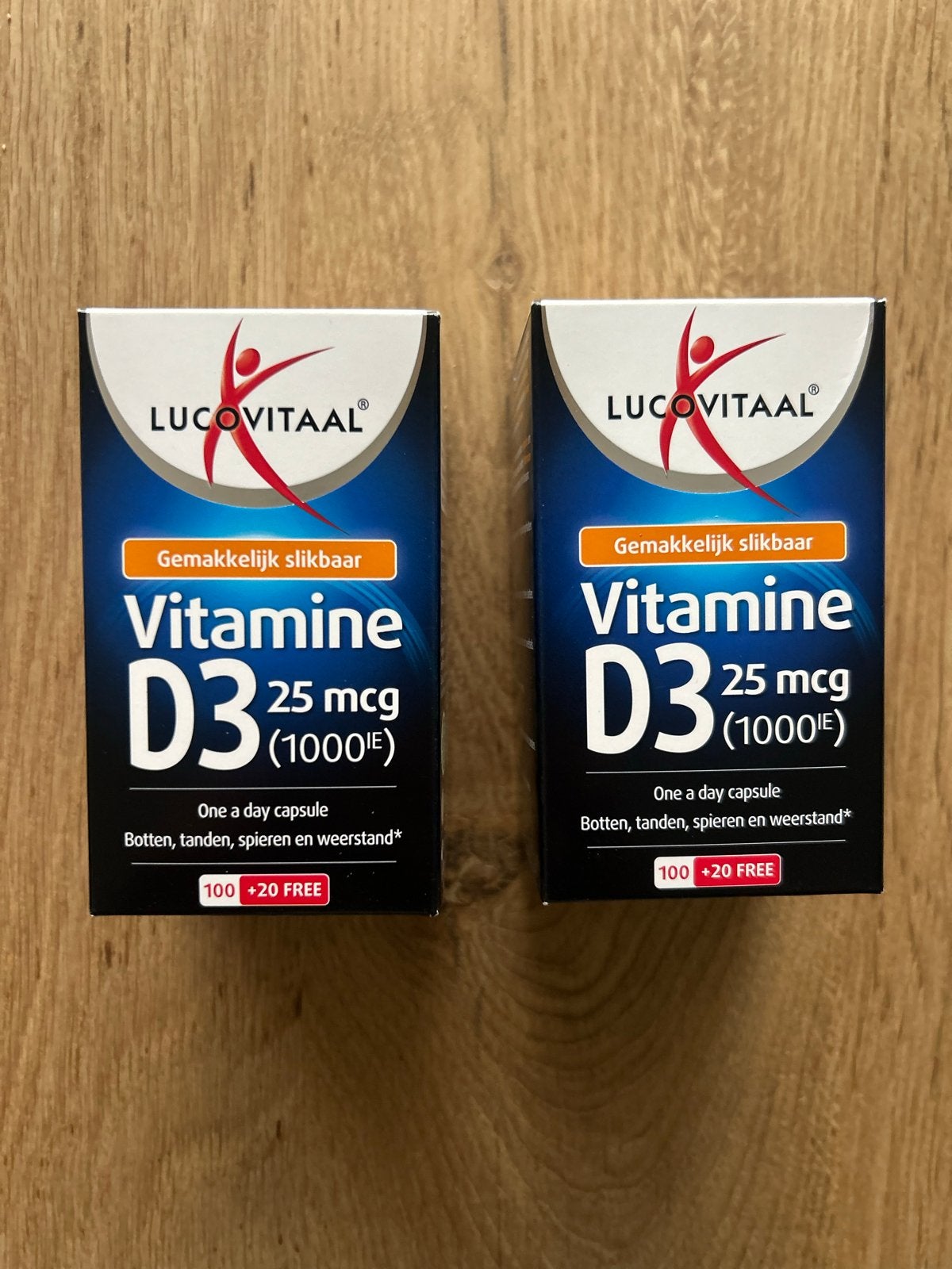Lucovitaal Vitamine D3 25 mcg (1000IE) - 120 stuks, Ophalen of Verzenden, Nieuw, Overige typen