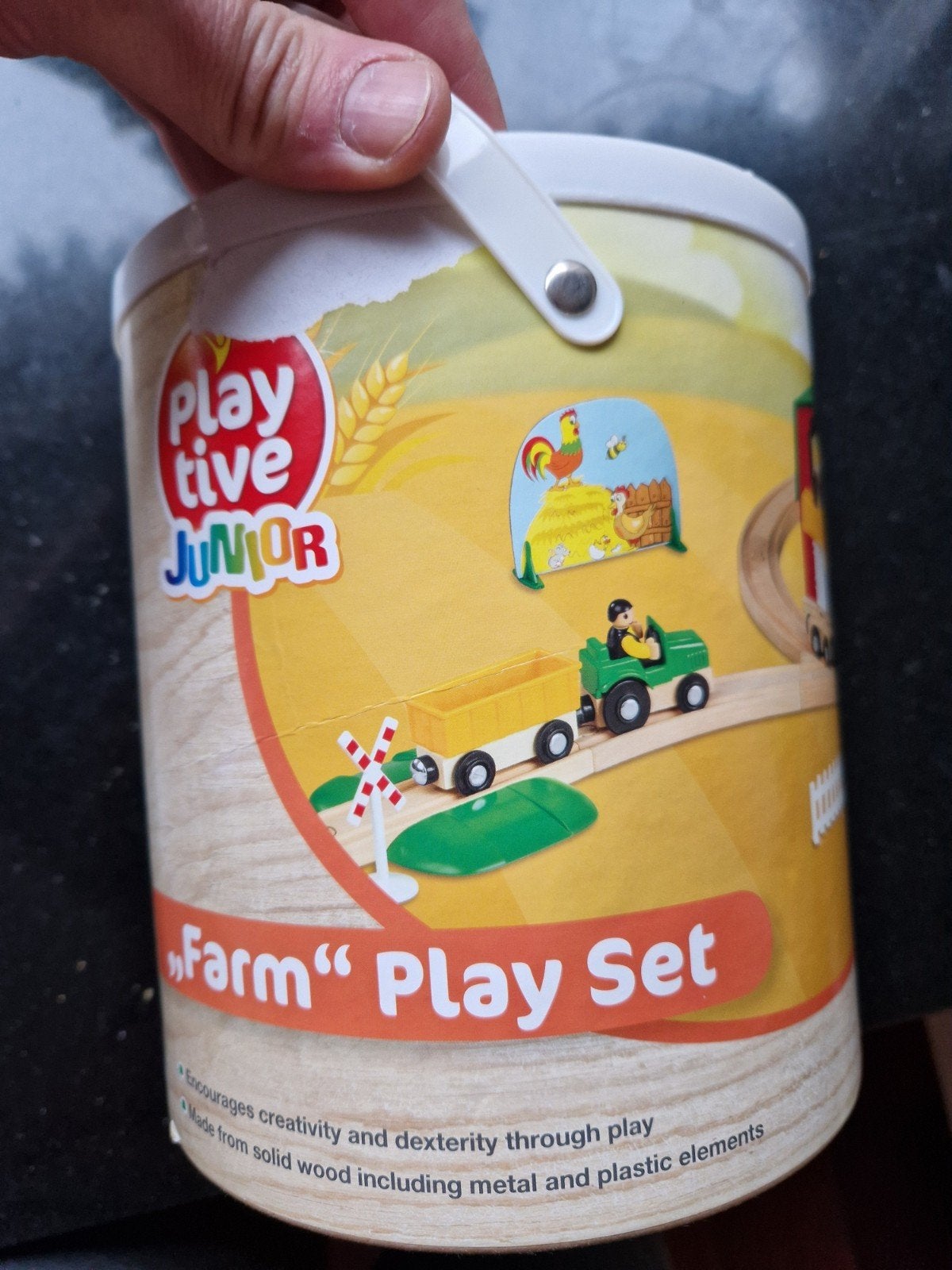 Playtive Junior Houten Boerderij Speelset - 35 Delen, Ophalen of Verzenden