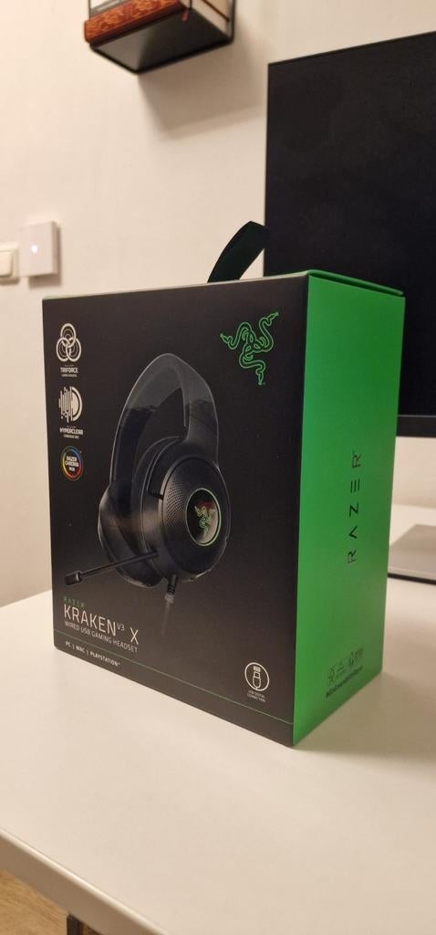 Razer Kraken V3 Gaming Headset - Nieuw in doos, Audio, Tv en Foto, Koptelefoons, Nieuw, Over oor (circumaural), Overige merken