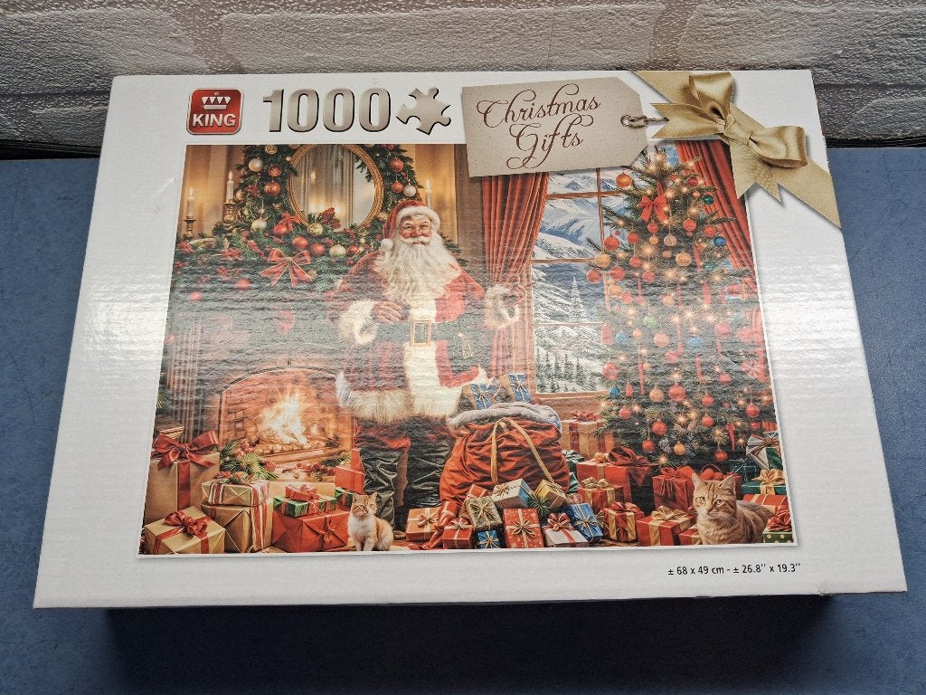 King - 5 stuks Legpuzzels 1000 stukjes, Ophalen, 500 t/m 1500 stukjes, Zo goed als nieuw, Legpuzzel