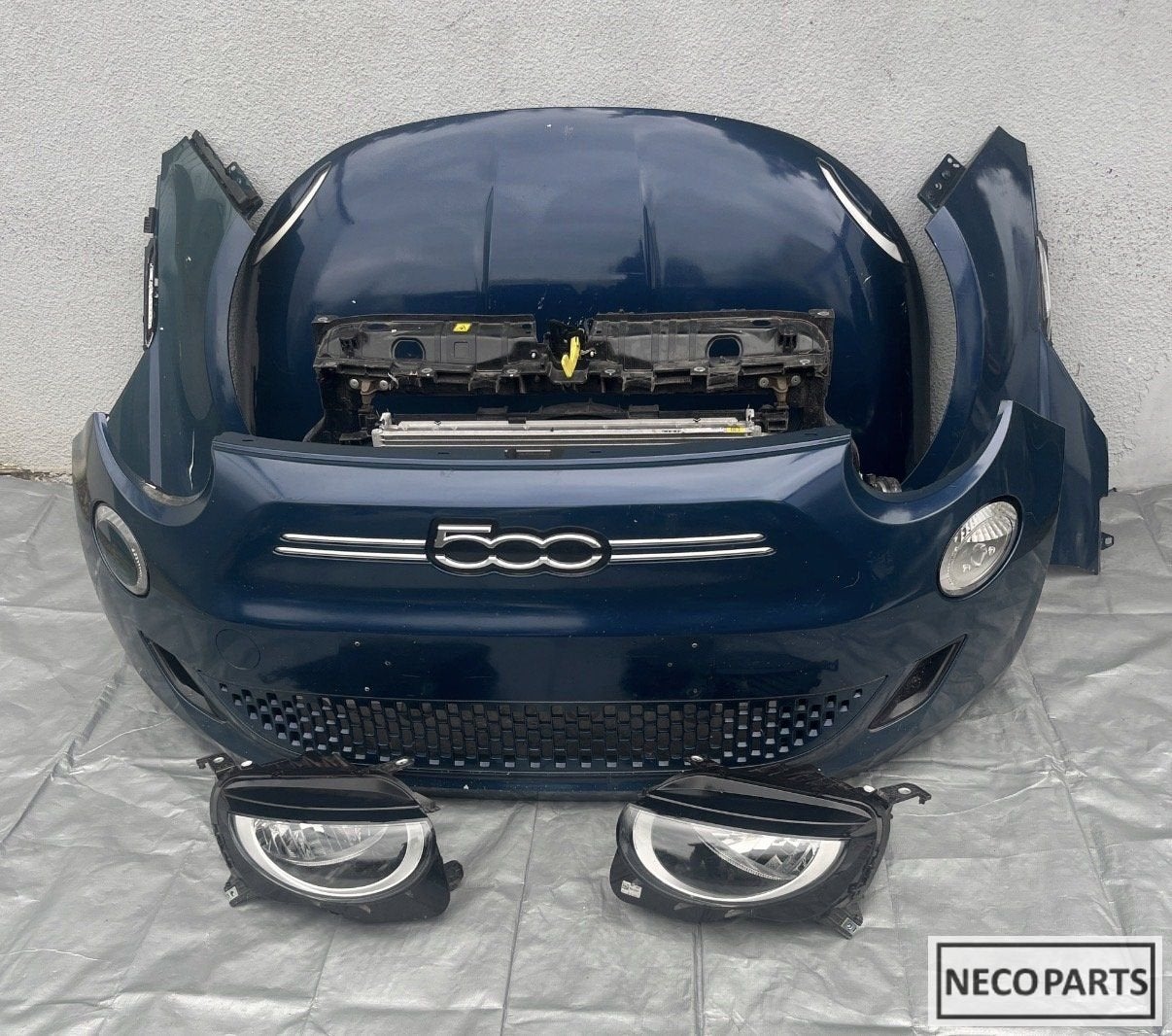 FIAT 500E 500 E VOORKOP BUMPER KOELER MOTORKAP BUMPER, Auto-onderdelen, Gebruikt, -, Ophalen of Verzenden, Achter