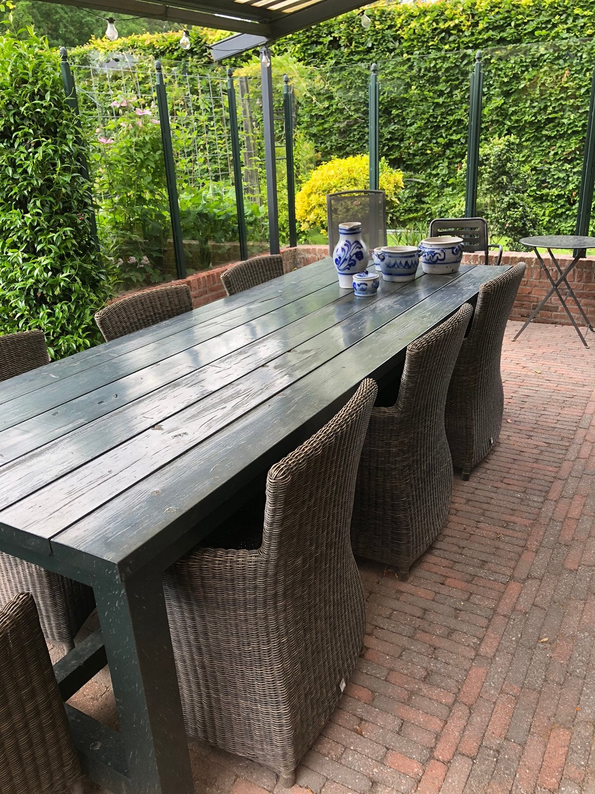 DOUGLAS zware tuintafel 3mtr, Tuin en Terras, Tuintafels, Zo goed als nieuw, Rechthoekig, Hout, Ophalen of Verzenden