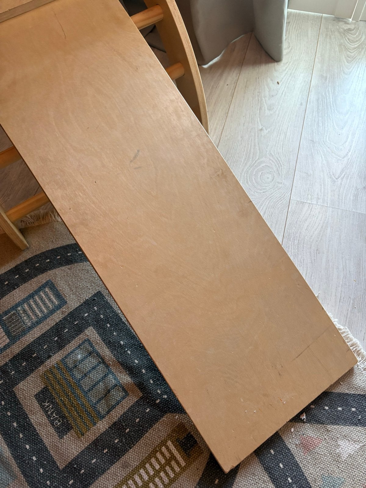 Houten klimrek met glijbaan voor kinderen, Kinderen en Baby's, Speelgoed | Houten speelgoed, Ophalen, Gebruikt, Overige typen